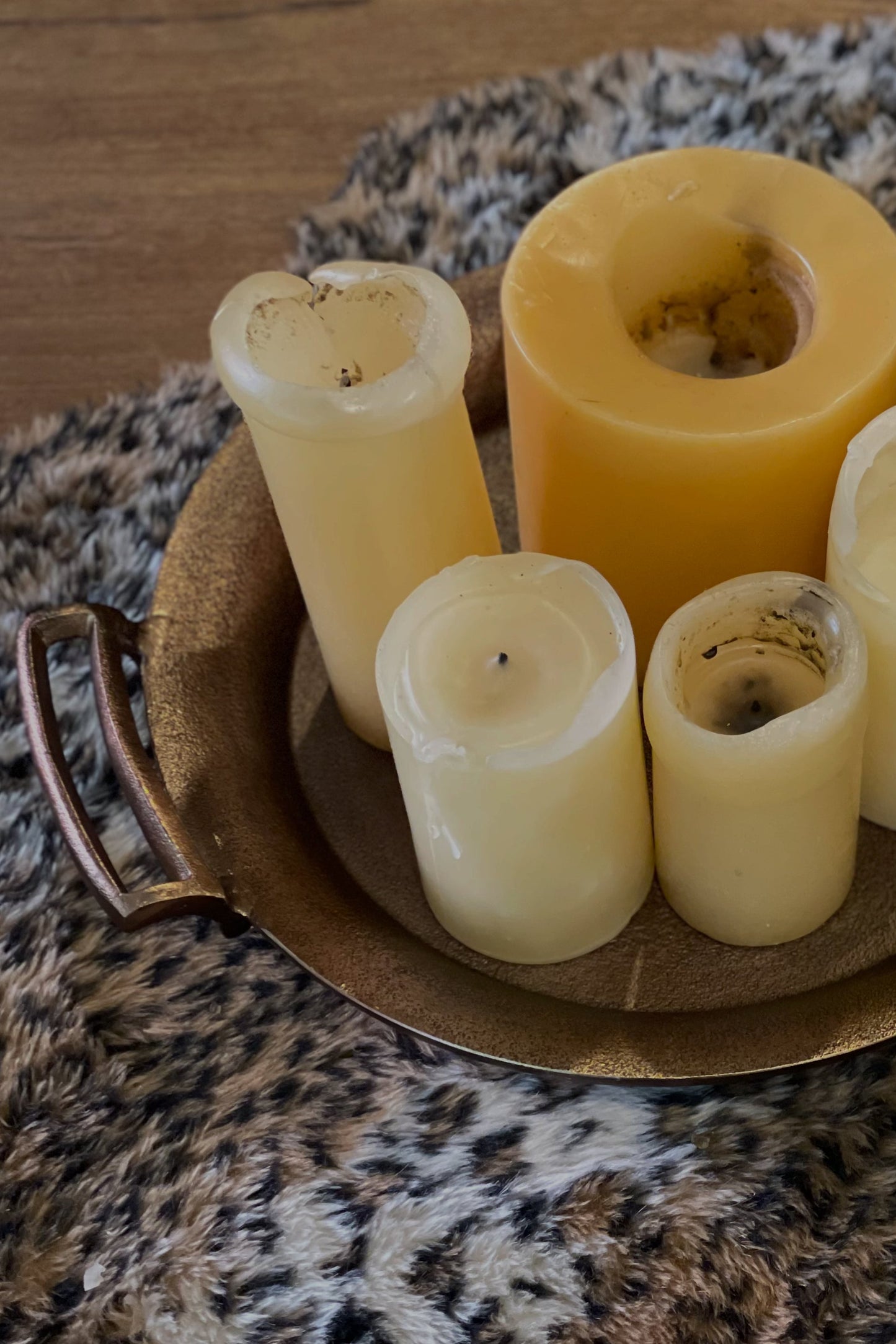 BANDEJA REDONDA BRONCE