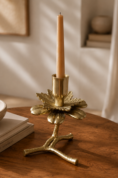CANDELABRO FLOR BASE