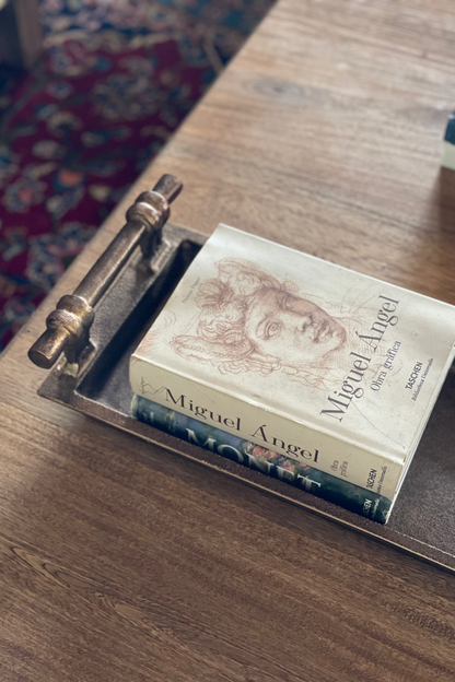 BANDEJA VINTAGE BRONCE ANTIGUO