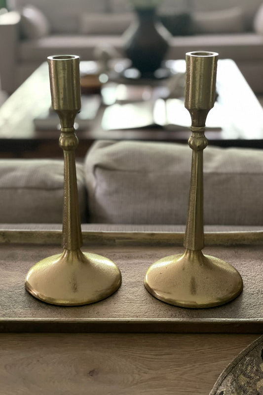 CANDELABRO ALTO DORADO CLÁSICO